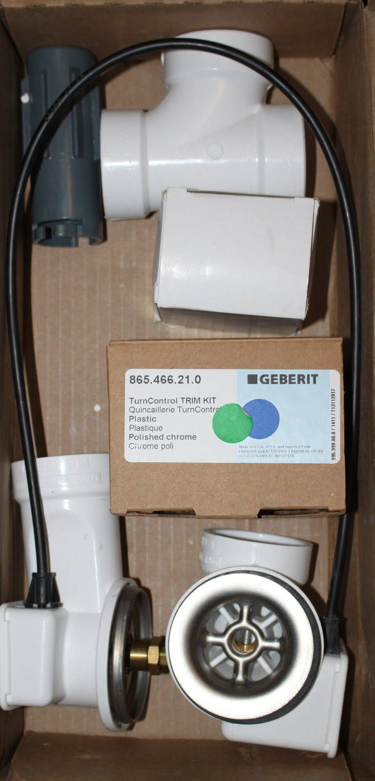 Chrome PVC Drain Kit D745802