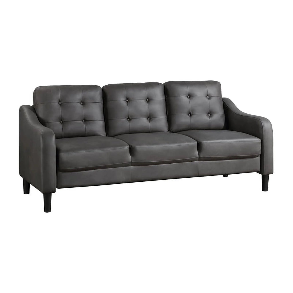 Gray 2-Piece Microfiber Sofa Set C144309