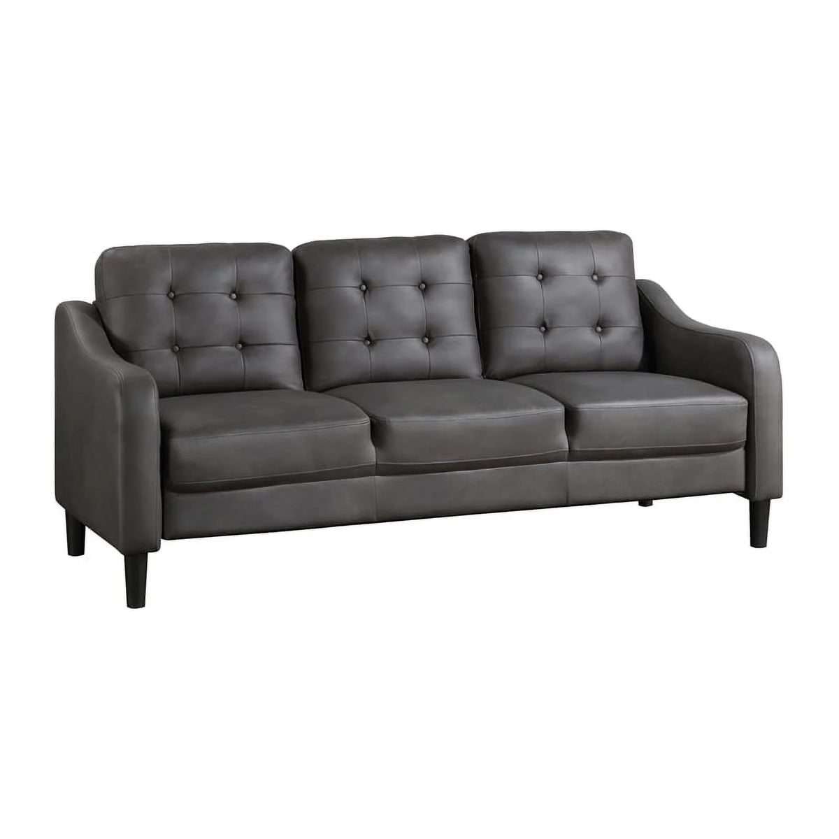 Gray 2-Piece Microfiber Sofa Set C144309
