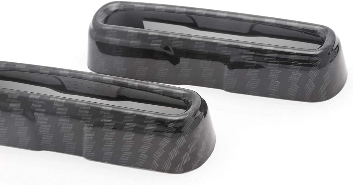 Seat Adjustment Knob Switch Buttons Cover Trim Carbon Fiber Pattern C497553