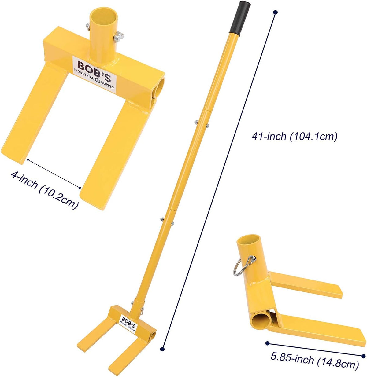 Pallet Buster Tool 3 Section 41in Pry Bar Pack of 2 W962382
