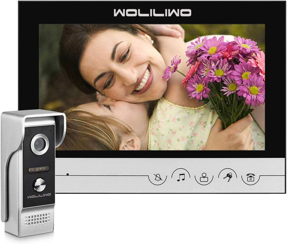 Wired Video Intercom System with 9 Inches Monitor and Camera O88248