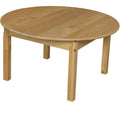 Round Hardwood Table with Legs X53888