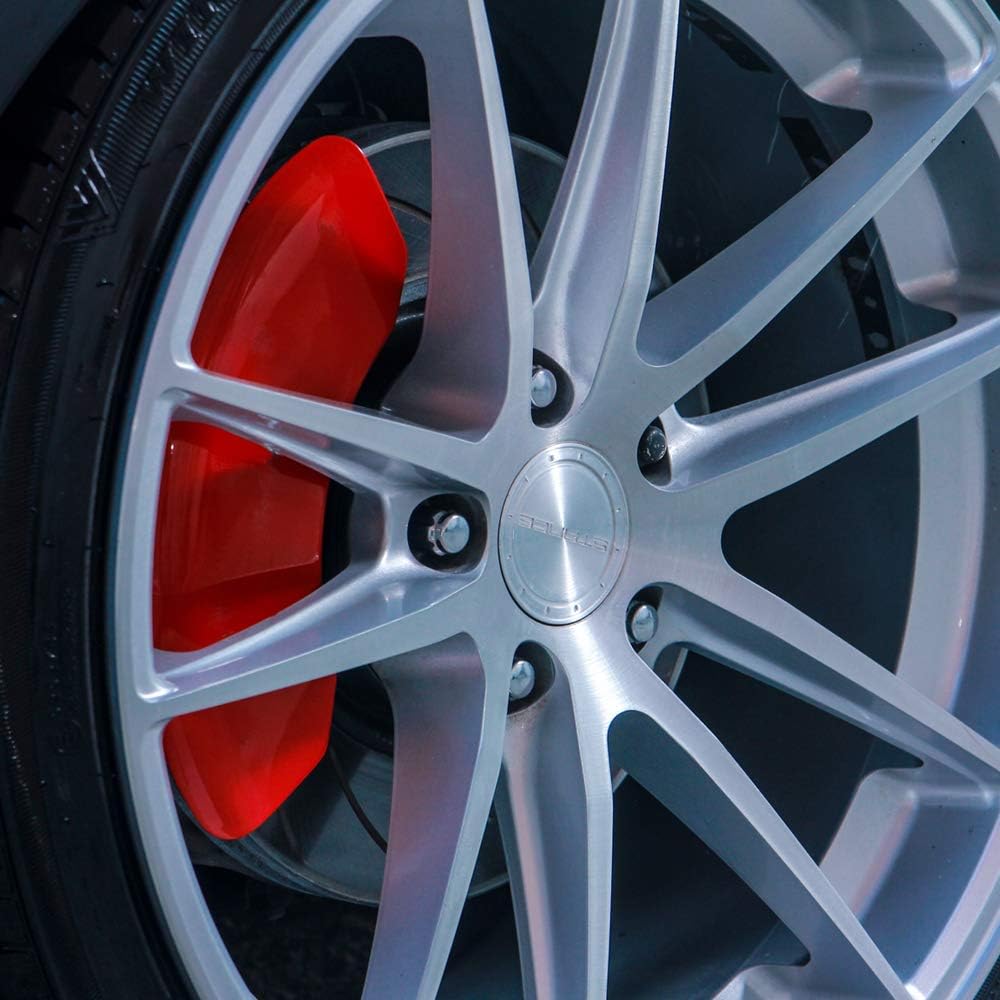 Red Aluminum Brake Caliper Covers Set of 4 W305
