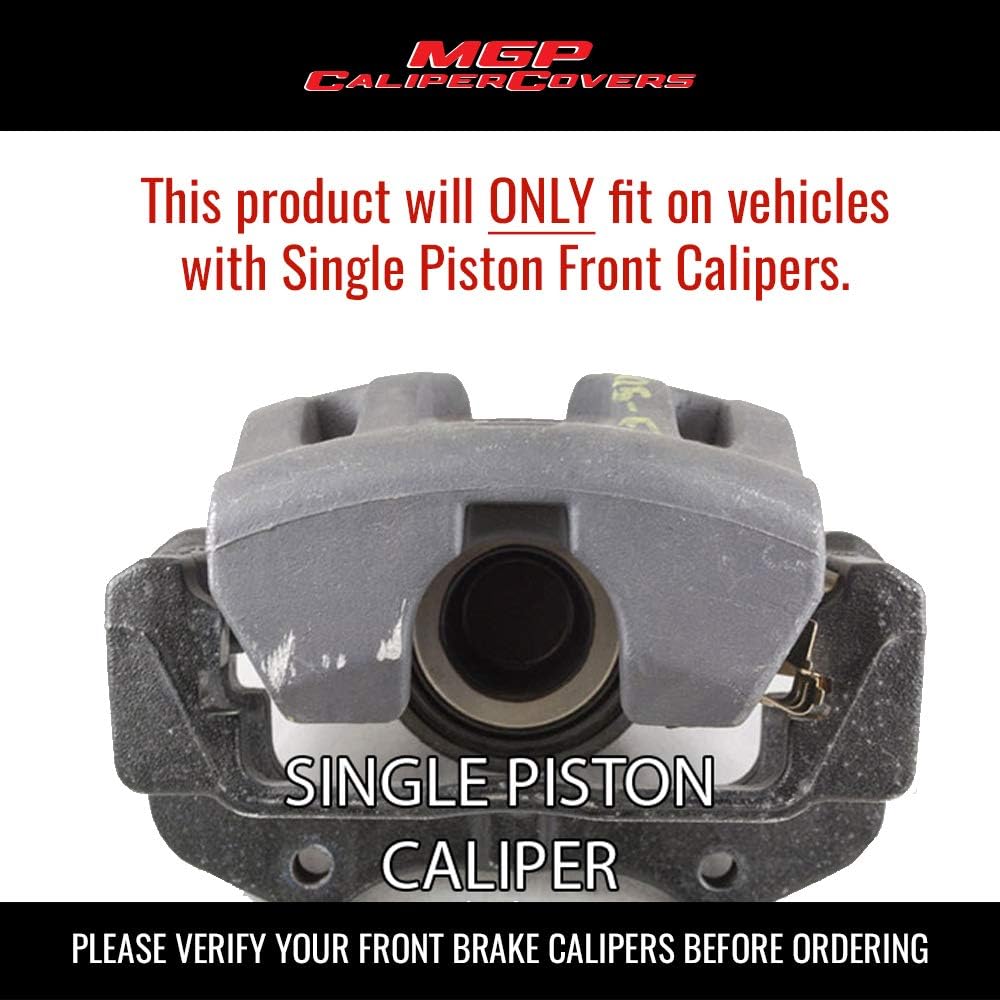 Red Aluminum Brake Caliper Covers Set of 4 W305
