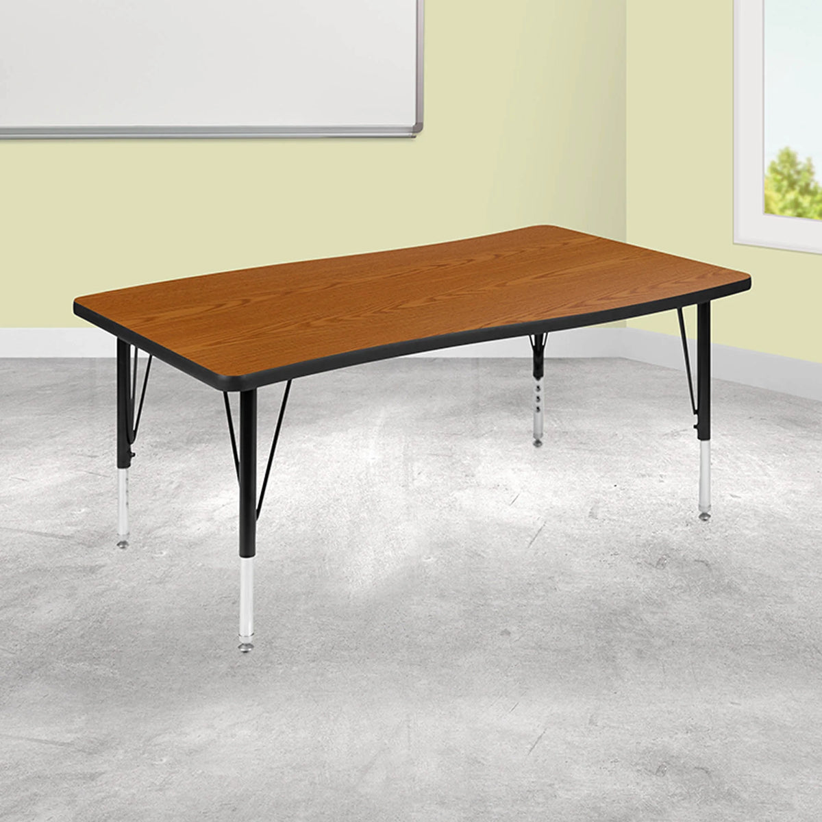 Oak Thermal Laminate Activity Table E824729