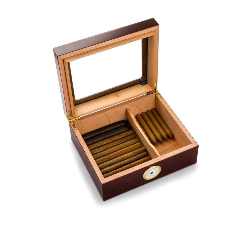 Mahogany Glass Top Humidor Y426522