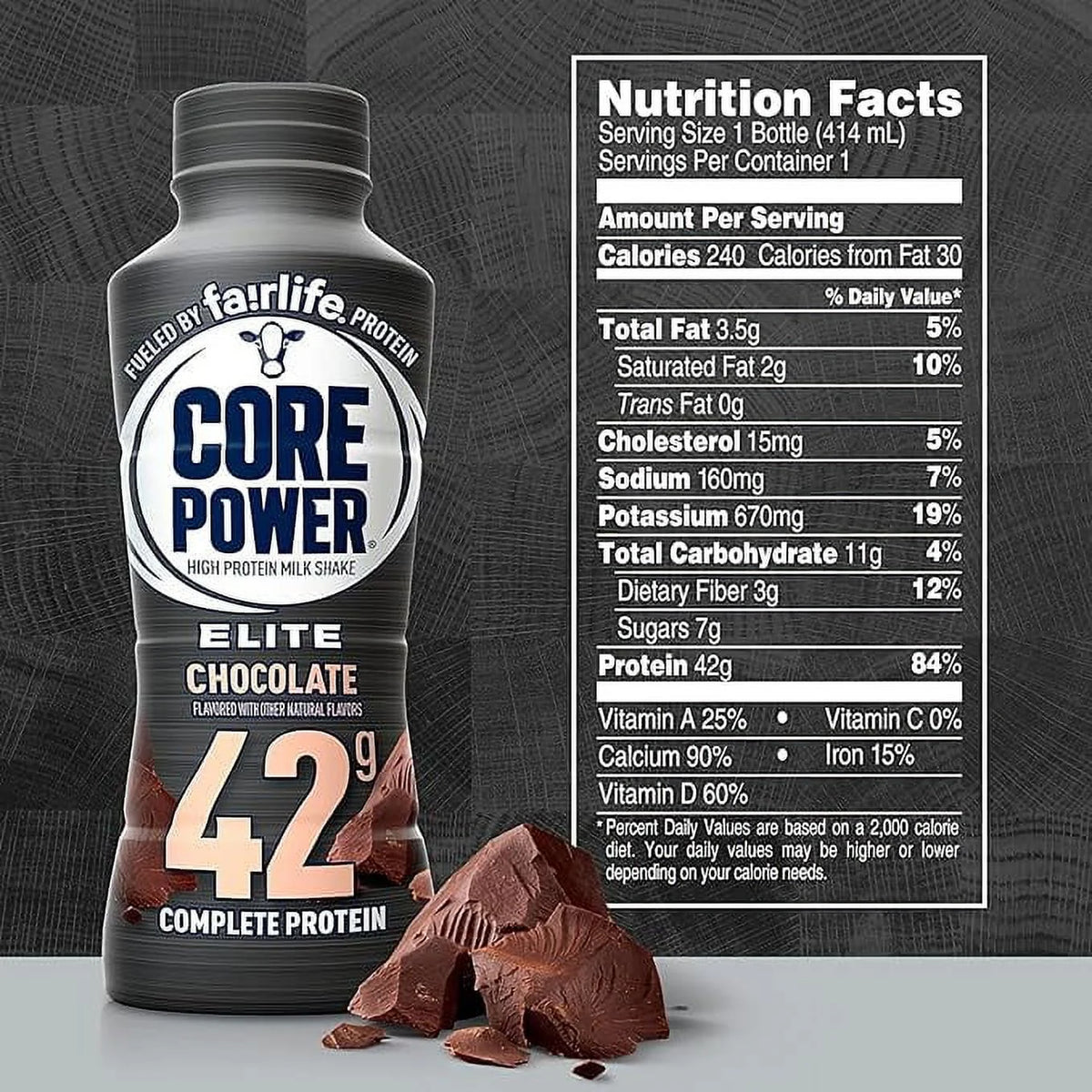42g High Protein Milk Shakes Variety Pack 6 count D5703