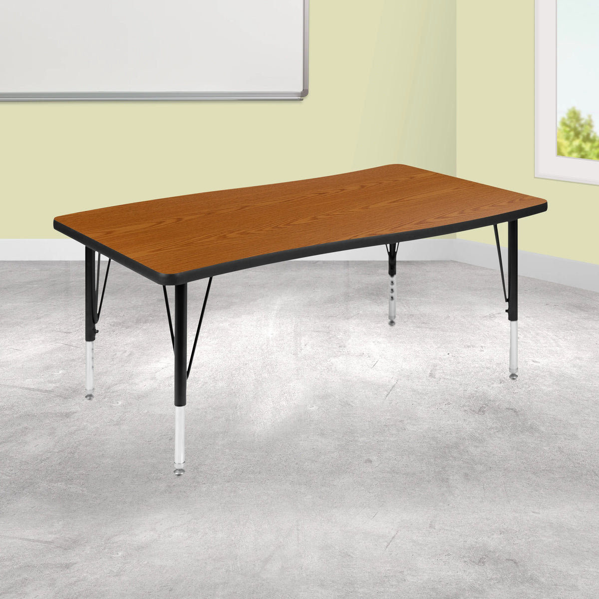 Oak Thermal Laminate Activity Table E824729